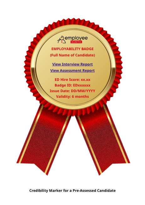 Designed for early job seekers to improve their employability quotient and the employers to have pre-assessed applicants.
